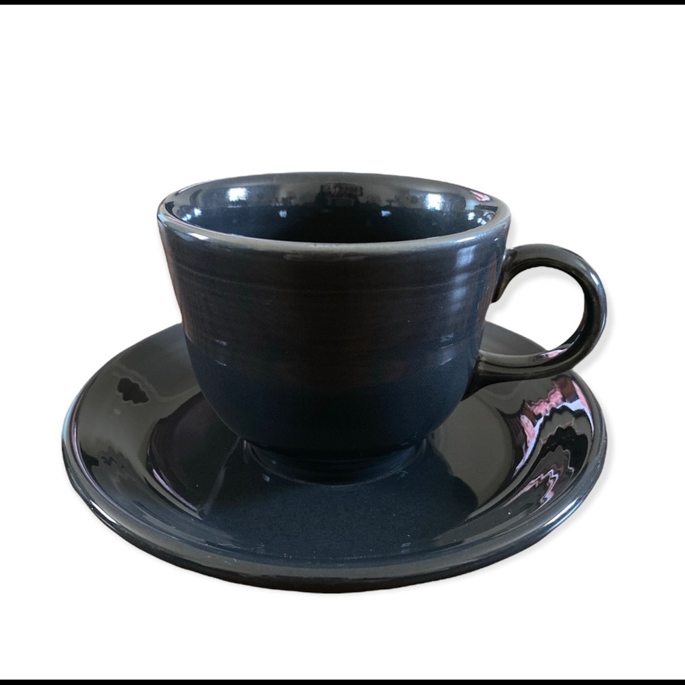 NWOT-Fiesta Black Tea Cup and Saucer